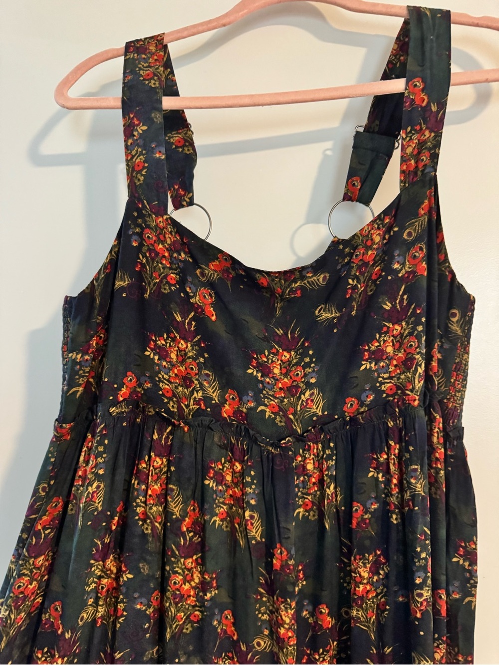 NWT Natural Life Gabi Jumpsuit - Navy Red Floral size Large - Picture 6 of 14
